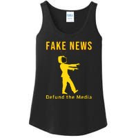 Conservative Fake News Defund The Media Ladies Essential Tank