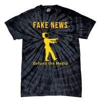 Conservative Fake News Defund The Media Tie-Dye T-Shirt