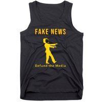 Conservative Fake News Defund The Media Tank Top