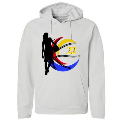 Clark Fever Number 22 Performance Fleece Hoodie