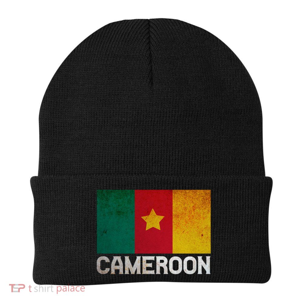 Cameroon Flag National Pride Roots Country Matching Family Great Gift Beanie
