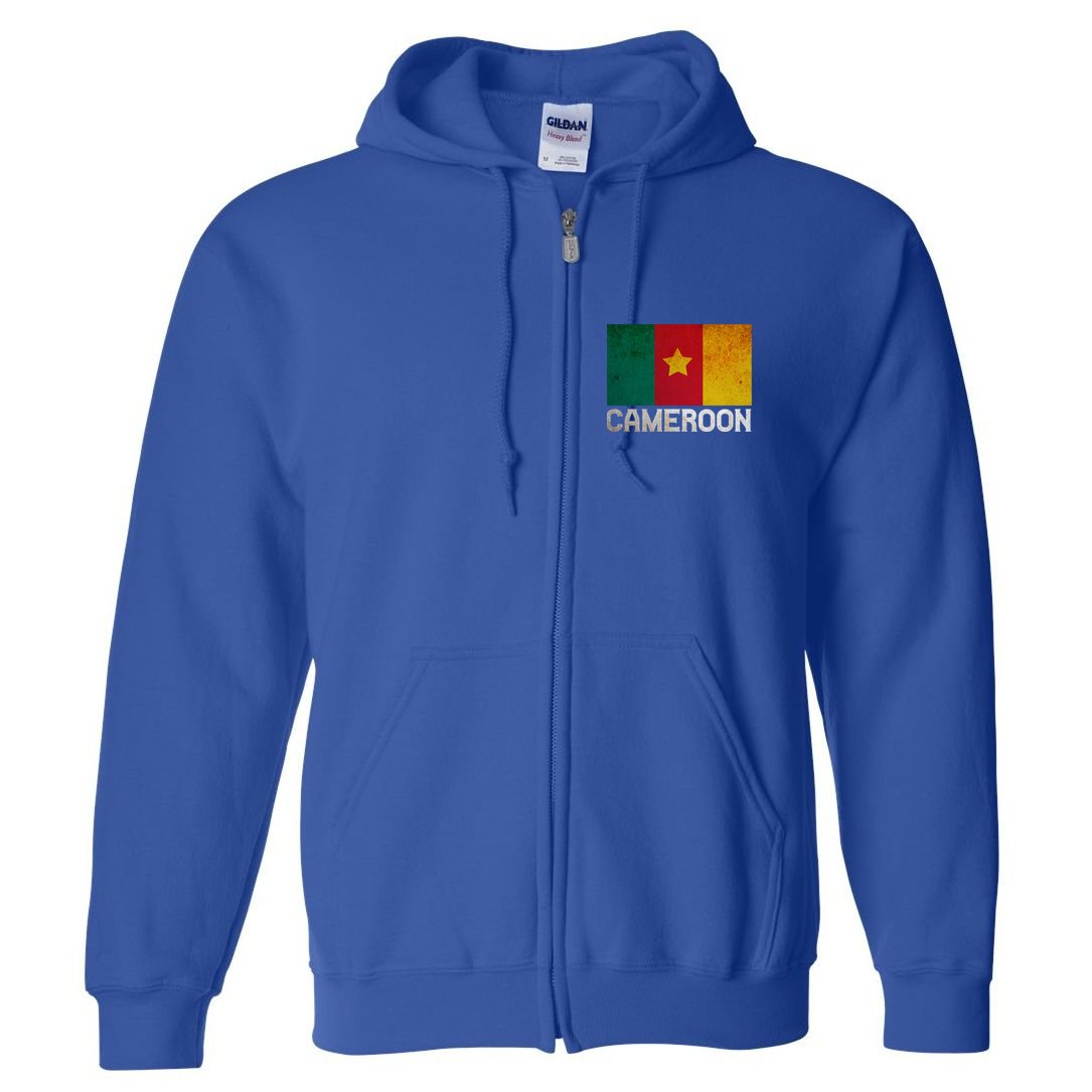 Cameroon Flag National Pride Roots Country Matching Family Great Gift Full Zip Hoodie