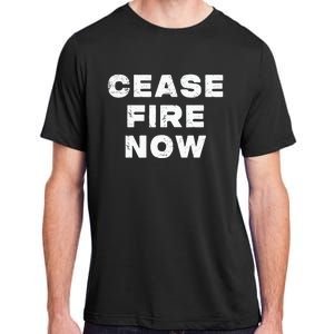 Cease fire Now Not In Our Name Adult ChromaSoft Performance T-Shirt