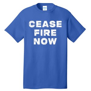 Cease fire Now Not In Our Name Tall T-Shirt