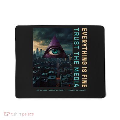 Conservative Fake News Media New World Order Mousepad