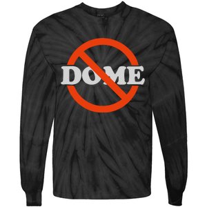 Cleveland Football No Dome Tie-Dye Long Sleeve Shirt