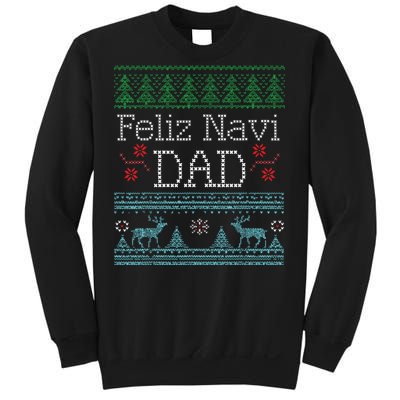 Christmas Feliz Navi Dad Xmas Pun Sweatshirt