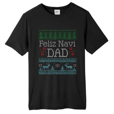 Christmas Feliz Navi Dad Xmas Pun Tall Fusion ChromaSoft Performance T-Shirt