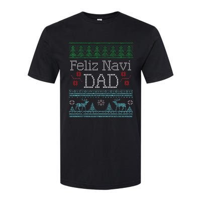 Christmas Feliz Navi Dad Xmas Pun Softstyle CVC T-Shirt