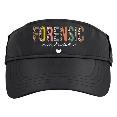 Cute Forensic Nurse SANE Nurse Leopard Correctional Nursing Adult Drive Performance Visor