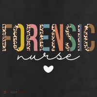 Cute Forensic Nurse SANE Nurse Leopard Nursing Cool Comfort Performance Bucket Hat