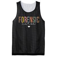 Cute Forensic Nurse SANE Nurse Leopard Nursing Mesh Reversible Basketball Jersey Tank