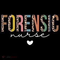 Cute Forensic Nurse SANE Nurse Leopard Nursing Visor