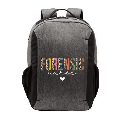 Cute Forensic Nurse SANE Nurse Leopard Nursing Vector Backpack