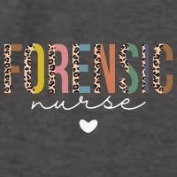 Cute Forensic Nurse SANE Nurse Leopard Nursing Vector Backpack
