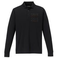 C.E.L.I.N.E First Name My Personalized Named Performance Long Sleeve Polo