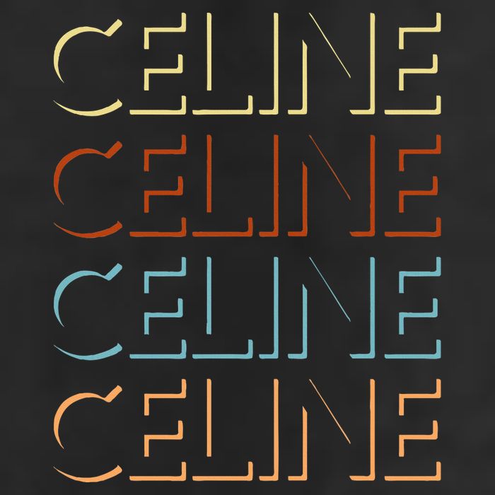 C.E.L.I.N.E First Name My Personalized Named Knit Cap Winter Beanie