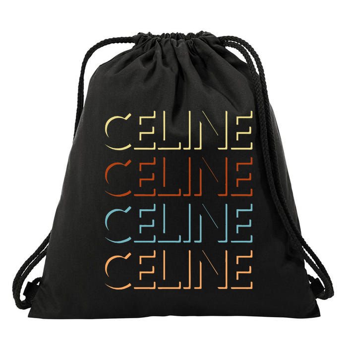 C.E.L.I.N.E First Name My Personalized Named Drawstring Bag