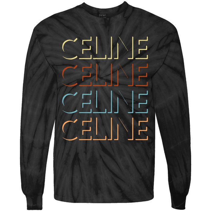 C.E.L.I.N.E First Name My Personalized Named Tie-Dye Long Sleeve Shirt