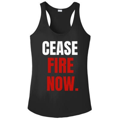 C.ease fire Now. Ladies PosiCharge Competitor Racerback Tank