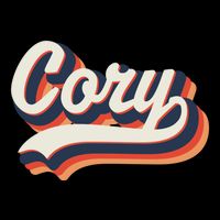 Cory First Name 70s Retro Groovy Custom Personalized Name Gift Wool Snapback Cap