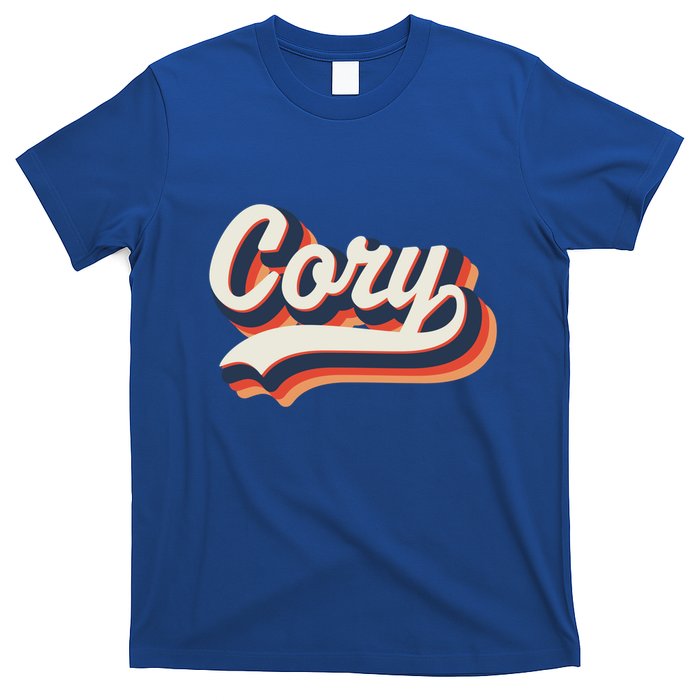 Cory First Name 70s Retro Groovy Custom Personalized Name Gift T-Shirt