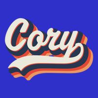 Cory First Name 70s Retro Groovy Custom Personalized Name Gift T-Shirt