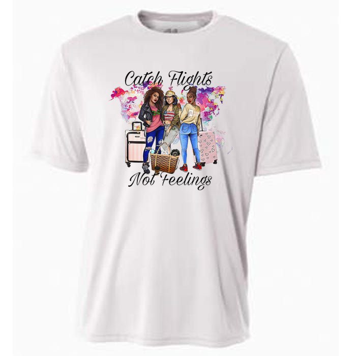 Catch Flights Not Feelings Summer  Cooling Performance Crew T-Shirt