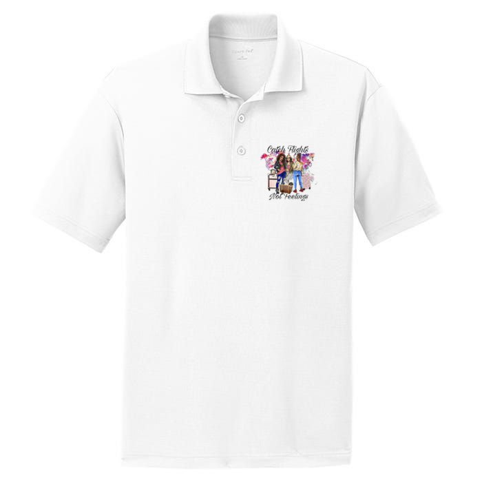 Catch Flights Not Feelings Summer  PosiCharge RacerMesh Polo