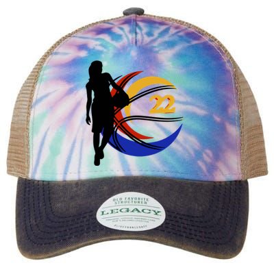 Clark Fever Number 22 Legacy Tie Dye Trucker Hat