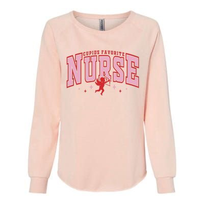 CupidS Favorite Nurse Valentine Nurse Womens California Wash Sweatshirt