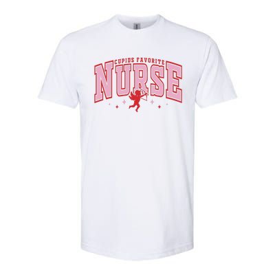 CupidS Favorite Nurse Valentine Nurse Softstyle® CVC T-Shirt