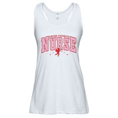 CupidS Favorite Nurse Valentine Nurse Ladies Essential Flowy Tank