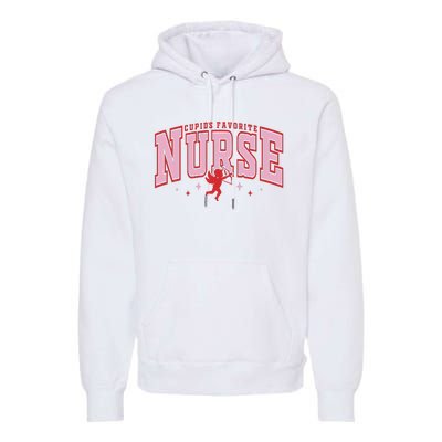 CupidS Favorite Nurse Valentine Nurse Premium Hoodie