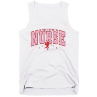 CupidS Favorite Nurse Valentine Nurse Tank Top