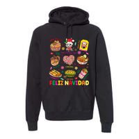 Christmas Feliz Navidad Tis The Season Mexican Food Funny Premium Hoodie