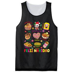 Christmas Feliz Navidad Tis The Season Mexican Food Funny Mesh Reversible Basketball Jersey Tank