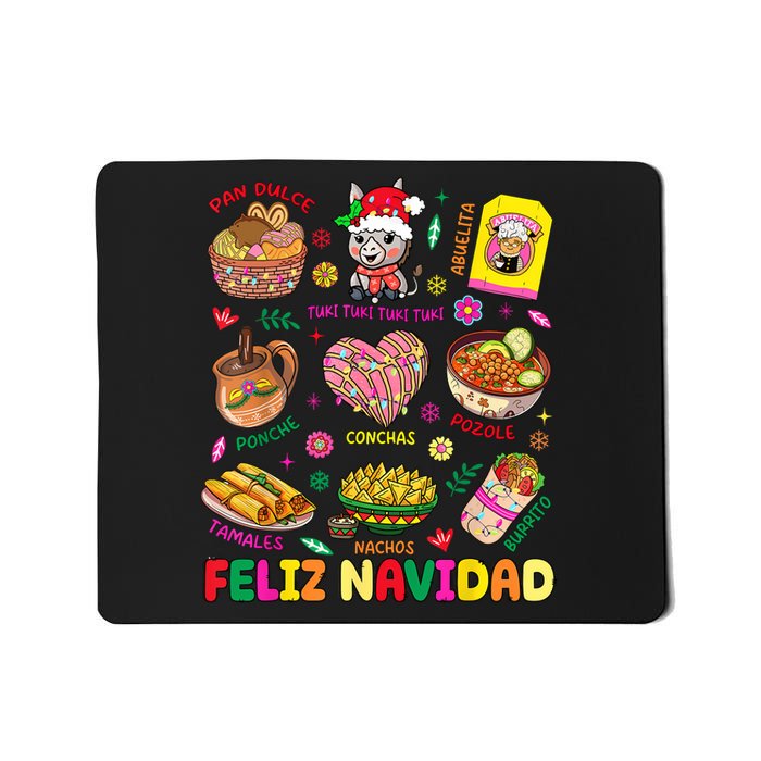 Christmas Feliz Navidad Tis The Season Mexican Food Funny Mousepad