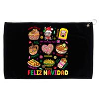 Christmas Feliz Navidad Tis The Season Mexican Food Funny Grommeted Golf Towel