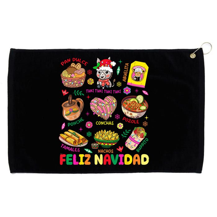 Christmas Feliz Navidad Tis The Season Mexican Food Funny Grommeted Golf Towel