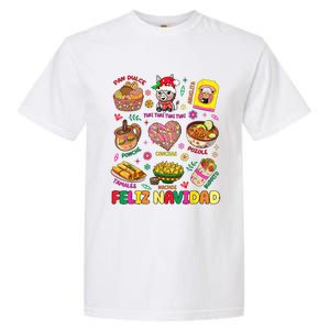 Christmas Feliz Navidad Tis The Season Mexican Food Funny Garment-Dyed Heavyweight T-Shirt