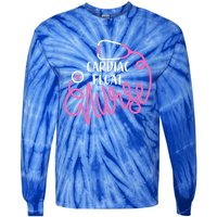 Cardiac Float Nurse Floating Cardiology Nurse Float Nursing Gift Tie-Dye Long Sleeve Shirt