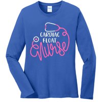 Cardiac Float Nurse Floating Cardiology Nurse Float Nursing Gift Ladies Long Sleeve Shirt