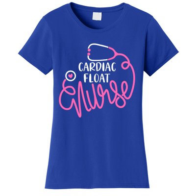 Cardiac Float Nurse Floating Cardiology Nurse Float Nursing Gift Women's T-Shirt