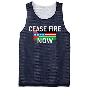 Cease Fire Now Cool Palestine Us Flags Of Solidarity Mesh Reversible Basketball Jersey Tank