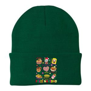 Christmas Feliz Navidad Tis The Season Mexican Food Funny Knit Cap Winter Beanie