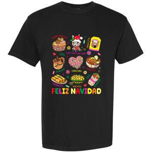 Christmas Feliz Navidad Tis The Season Mexican Food Funny Garment-Dyed Heavyweight T-Shirt