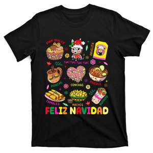 Christmas Feliz Navidad Tis The Season Mexican Food Funny T-Shirt