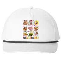 Christmas Feliz Navidad Tis The Season Mexican Food Funny Snapback Five-Panel Rope Hat