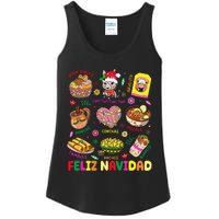 Christmas Feliz Navidad Tis The Season Mexican Food Funny Ladies Essential Tank